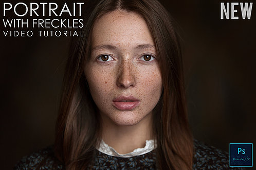 Portrait With Freckles Video Tutorial